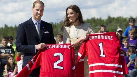 Duke and Duchess of Cambridge in Yellowknife
