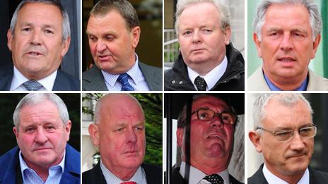 Eight former police officers who deny conspiracy to pervert the course of justice
