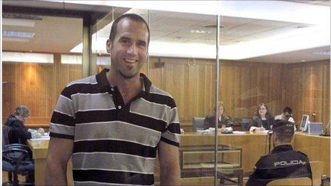 Garikoitz Aspiazu in court in Madrid, 22 June 2011
