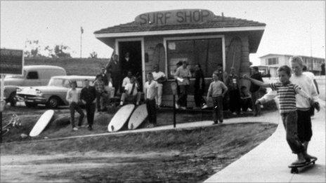 Jack O'Neill's first surf shop