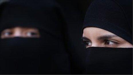 Veiled women