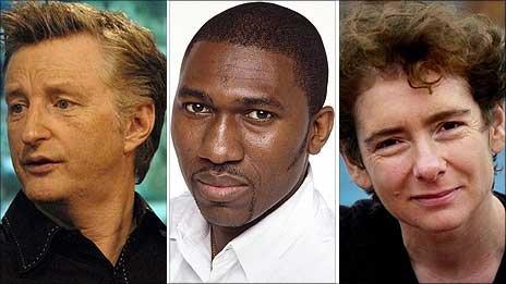Billy Bragg, Kwame Kwei Armah and Jeanette Winterson
