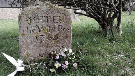 Peter the Wild Boy's grave (photo courtesy Alison Clayton on Flickr)
