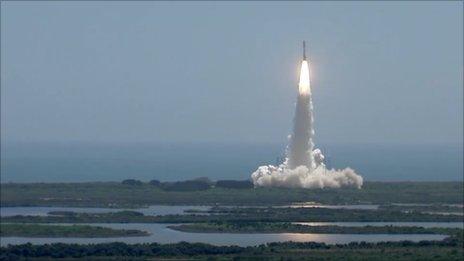 Liftoff of Juno mission
