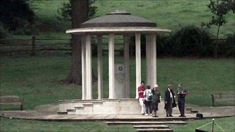 Magna Carta memorial at Runnymede
