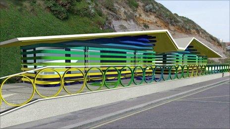 New beach huts for disabled users