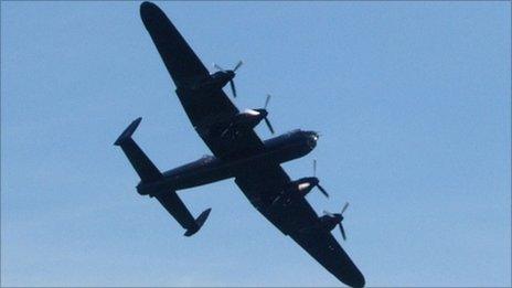 Lancaster Bomber at Bournemouth