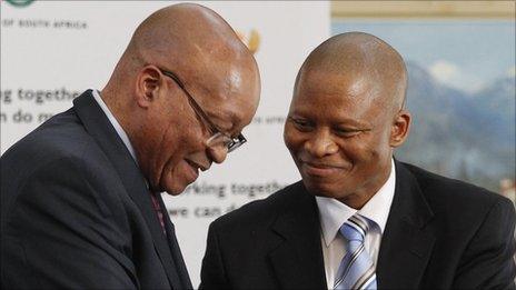 President Zuma and Judge Mogoeng (8 September)