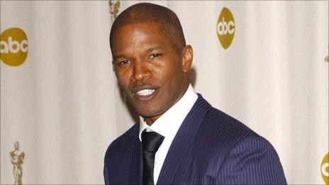 Jamie Foxx at the 2005 Academy Awards.