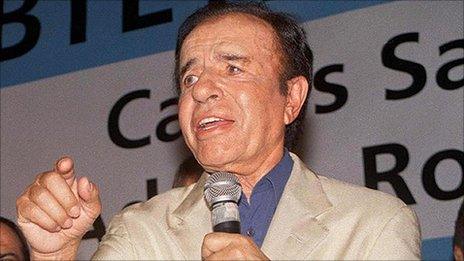 Carlos Menem in 2005