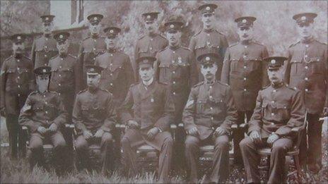 Dumfries Burgh Police in 1911