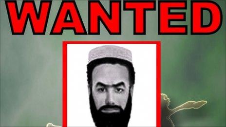 File wanted poster (2007) for Sirajuddin Haqqani