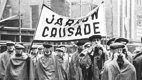 Jarrow March. Photo: Jarrow and Hebburn Historical Society