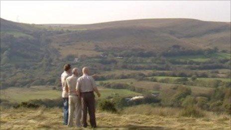 Safle'r fferm wynt arfaethedig