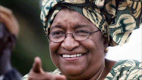 Liberia's President Ellen Johnson-Sirleaf