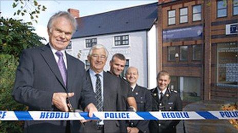 Official opening of Caerphilly police station