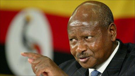 President Yoweri Museveni (archive shot)