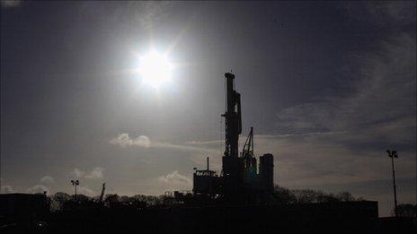 Shale gas drilling in Lancashire