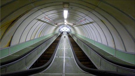 Pedestrian and Cyclist Tunnel. Photo: Tyne & Wear Integrated Transport Authority