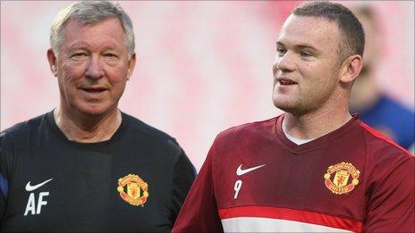 Sir Alex Ferguson (left) and Wayne Rooney