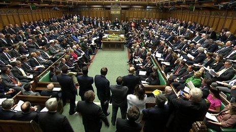 MPs in the House of Commons last week