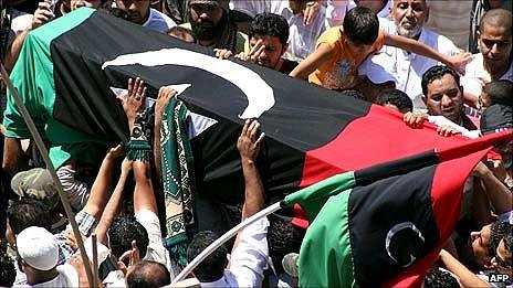 Libyan funeral