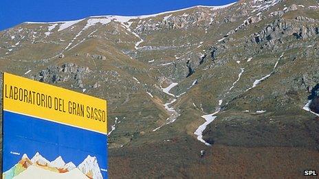 Gran Sasso sign