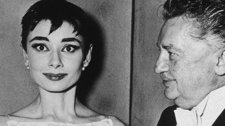 Audrey Hepburn and Jean Hersholt