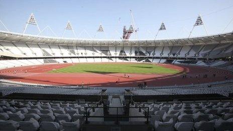 The 2012 Olympic Stadium in London