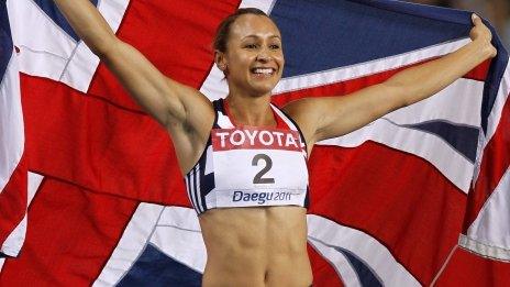 British heptathlete Jessica Ennis