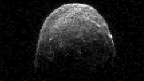Asteroid 2005YU55 (NASA/JPL-Caltech)