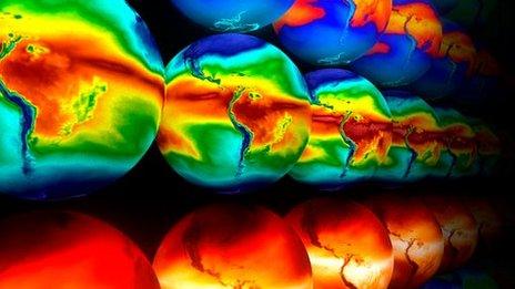 Computer climate simulation