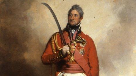 The portrait of Sir Thomas Picton