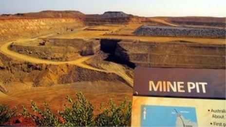 Citic Pacific Mining's Sino Iron magnetite iron ore project in the Pilbara region of Western Australia