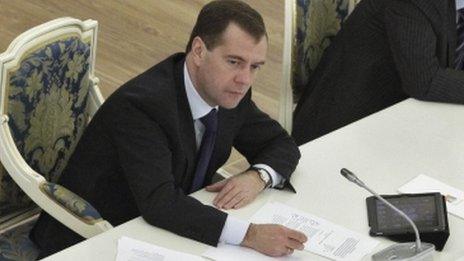 President Dmitry Medvedev