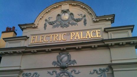 Exterior of the Electric Palace cinema in Harwich