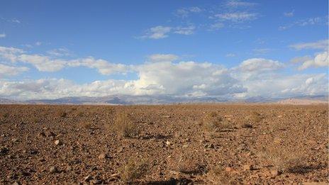 Desert near Ouarzazate, Morocco