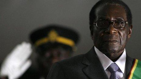 Robert Mugabe (file image from 2008)