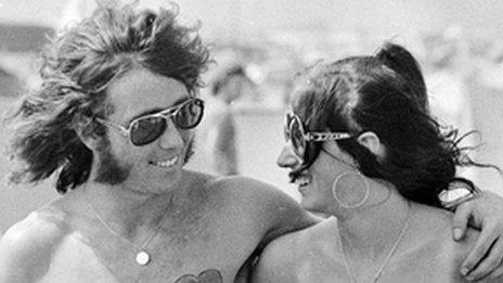 Couple in the 1970s