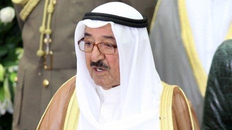 The Emir of Kuwait, Sheikh Sabah al-Ahmed al-Sabah (25 October 2011)
