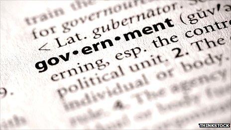 The word government