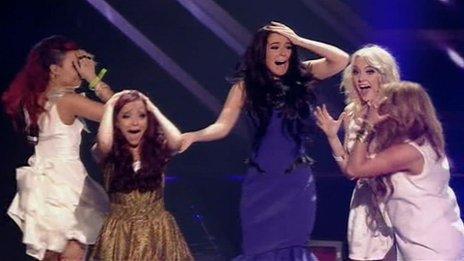 Little Mix with Tulisa