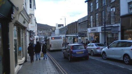 Aberystwyth's Great Darkgate Street