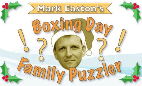 Boxing Day Puzzler