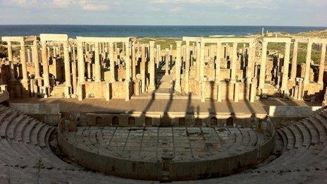Roman ruins in Libya (2011)