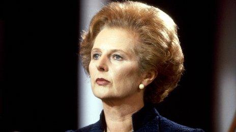 Margaret Thatcher in 1981