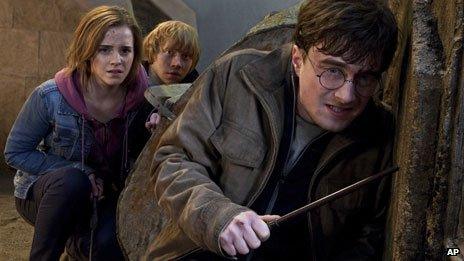Scene from Harry Potter and the Deathly Hallows Part 2