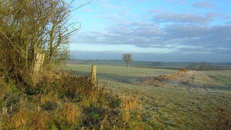 Fields near Mixbury