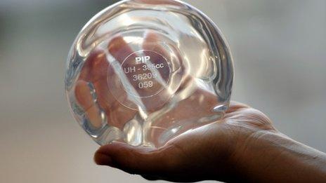 A PIP breast implant