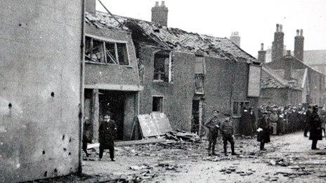 Scene of 1915 bombing in St Peter's Plain, Great Yarmouth